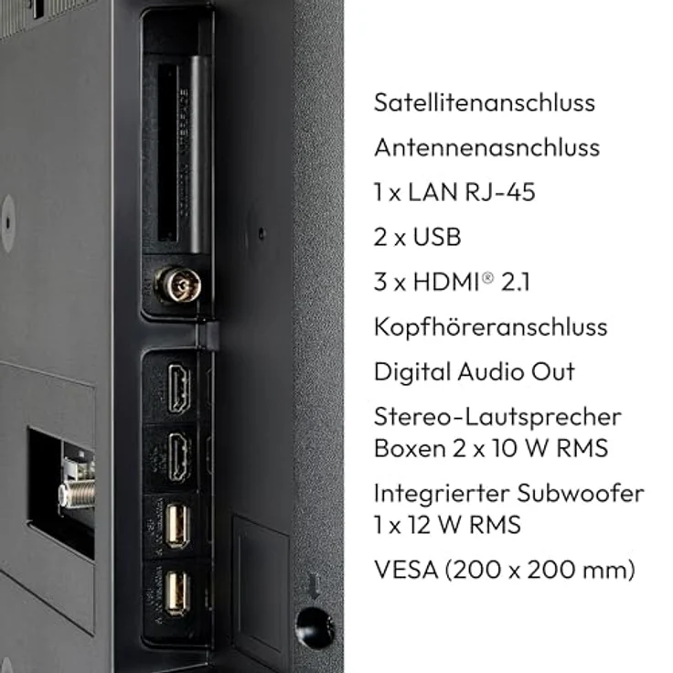 MEDION X15576 (MD 31258) 138,8 cm (55 Zoll) QLED Fernseher, Android TV, 4K, Dolby Vision HDR, Dolby Atmos & DTS X, Subwoofer, Netflix, Prime Video, Smart TV – Bild 5