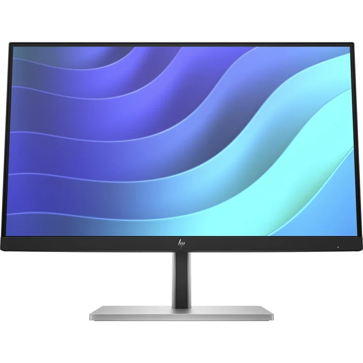 HP E-Series E22 G5, 21.5" Full HD Monitor mit 99% sRGB, ergonomisch verstellbar, Schwarz/Silber