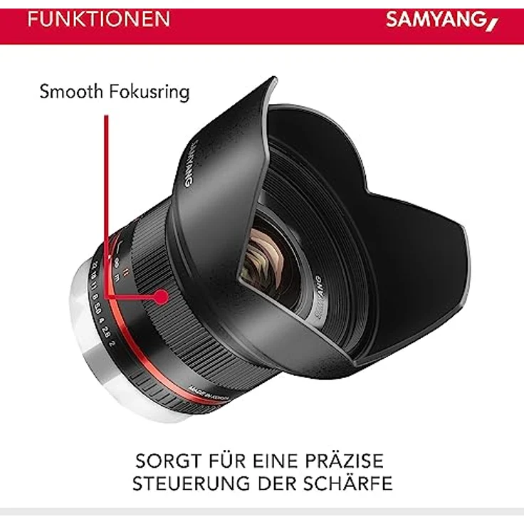 Samyang 12mm F2.0 Objektiv für Anschluss Sony E - schwarz – Bild 5