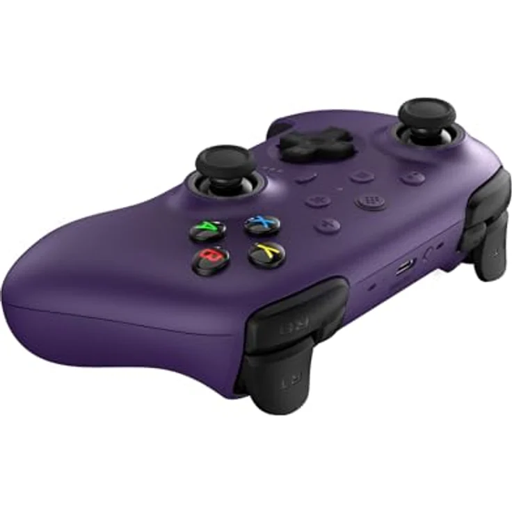 8bitdo Ultimate 2 Wireless Controller, Gaming Controller für PC mit TMR-Joysticks, RGB-Beleuchtung und 6-achsiger Bewegungssteuerung, Violett – Bild 3