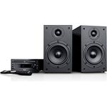 Teufel Kombo 11 Mini-Stereo-Anlage Stereo Lautsprecher Musik Sound Hochtöner Mitteltöner Bass Speaker DAB+ HiFi Soundanlage Schwarz, Auxiliary