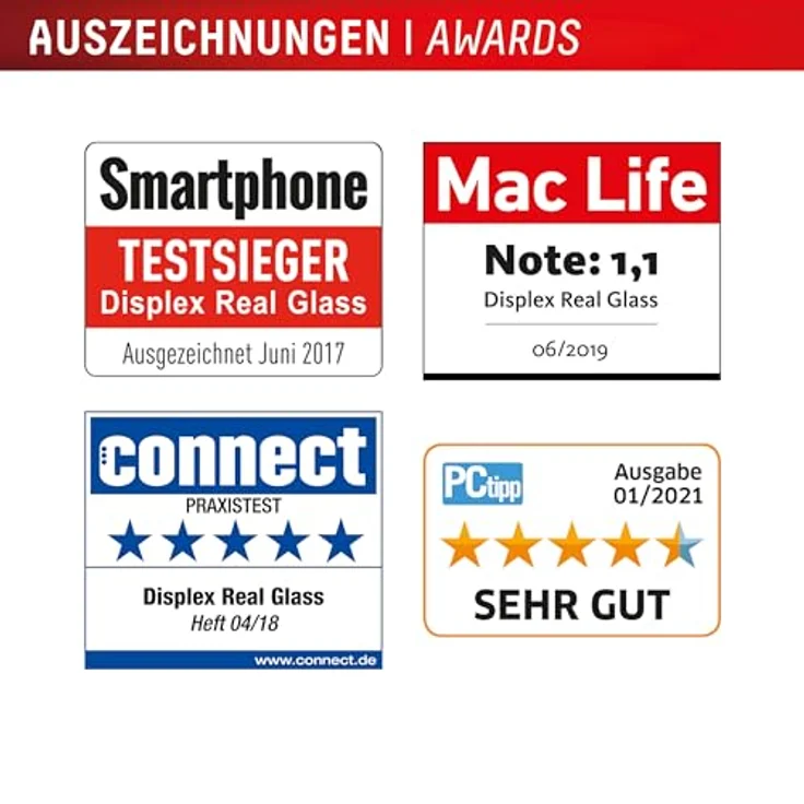 Displex Panzerglas 2D/ Clear (10H) für Apple iPhone 16 Plus, kratzer-resistente Schutzfolie, hüllenfreundlich – Bild 5