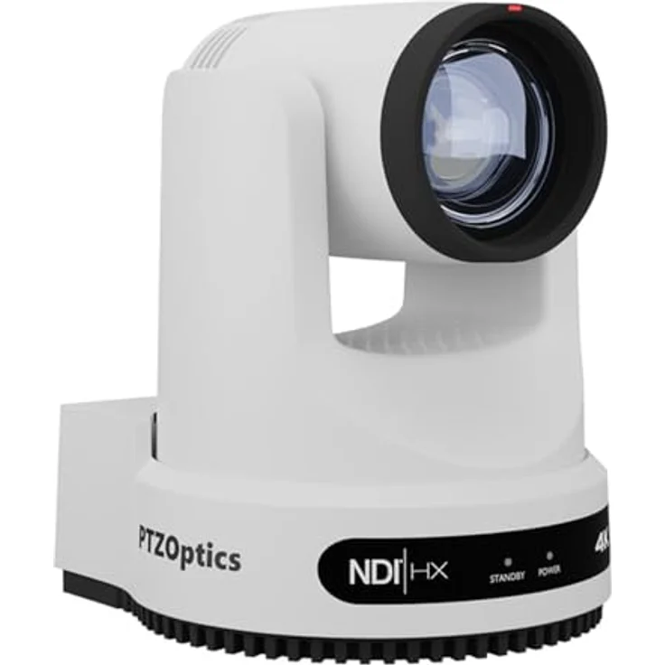 PTZOptics Move 4K, IP-Sicherheitskamera mit 20-fachem Zoom, Auto Pan, Innen & Außen, Kabelgebunden, Preset-Punkt – Bild 2