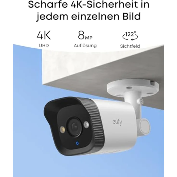eufy NVR Security System E40, 4K Ultra-HD Netzwerkkamera mit 122° Weitwinkel, Nachtsicht, 2TB Speicher, Schwarz – Bild 2