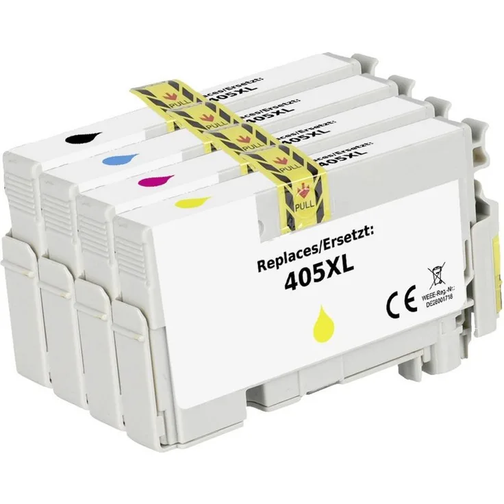 Renkforce Tinte ersetzt Epson 405XL, T05H6, T05H1, T05H2, hochwertige Druckerpatrone mit exzellenter Druckqualität, schwarz