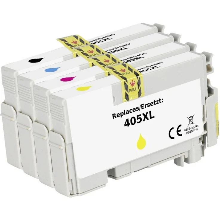 Renkforce Tinte ersetzt Epson 405XL, T05H6, T05H1, T05H2, hochwertige Druckerpatrone mit exzellenter Druckqualität, schwarz