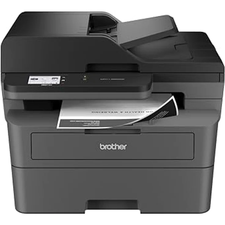 Brother MFC-L2860DW 4-in-1-Multifunktions-Laserdrucker, 34 ppm, Duplexdruck, 6,8 cm Touchscreen-Farbdisplay, Fast Ethernet, WLAN mit 5 GHz und USB 2.0 – Bild 2