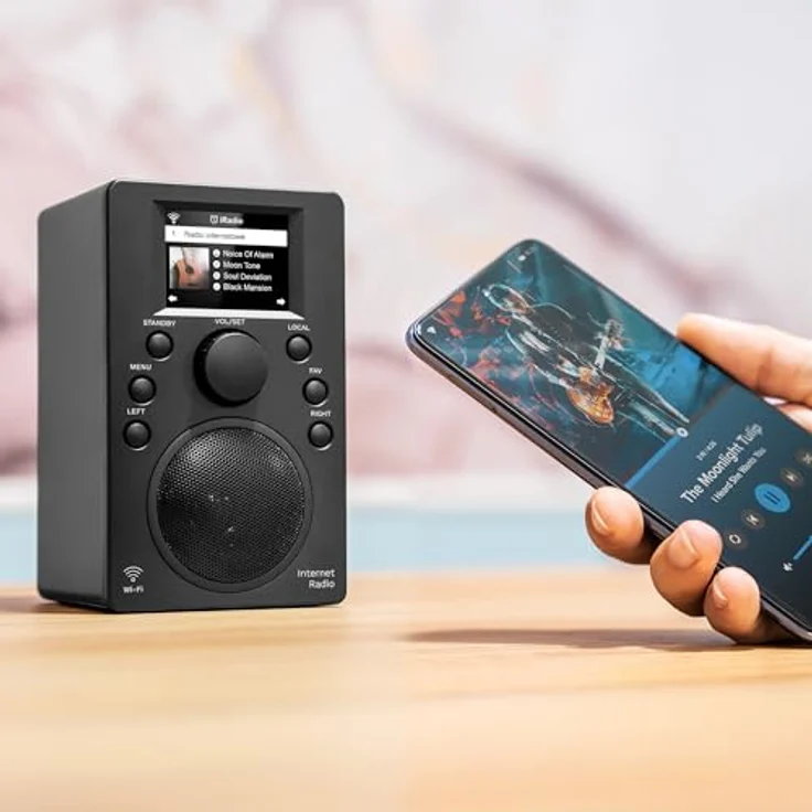 Kruger&Matz KM0818.1, Internetradio mit Bluetooth 5.0, 2,4" Farbdisplay und Weckfunktion – Bild 8