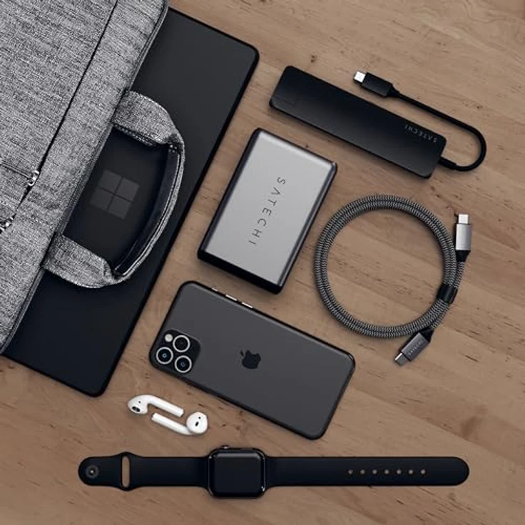 Satechi Type-C Multi-Port Hub 4K Ethernet Slim Black - Preisvergleich – Bild 6