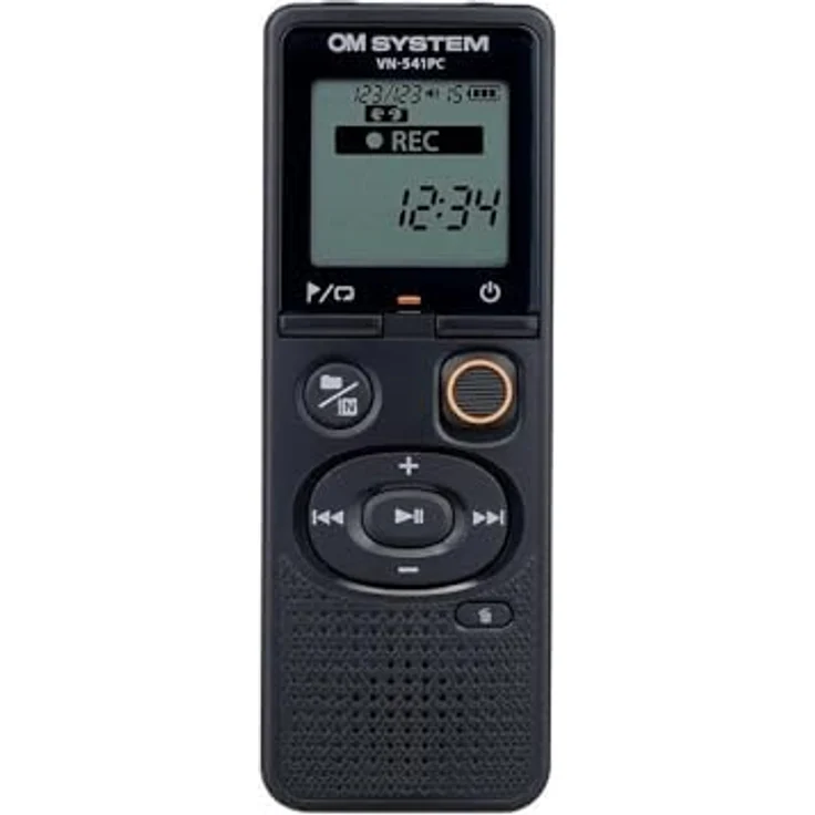 OM SYSTEM VN-541 PC Nachfolger Olympus VN-541 PC Digital Voice Recorder mit omnidirektionalem Mikrofon, EIN-Tasten-Aufnahme, Geräuschunterdrückung und 4GB Speicher – Bild 1