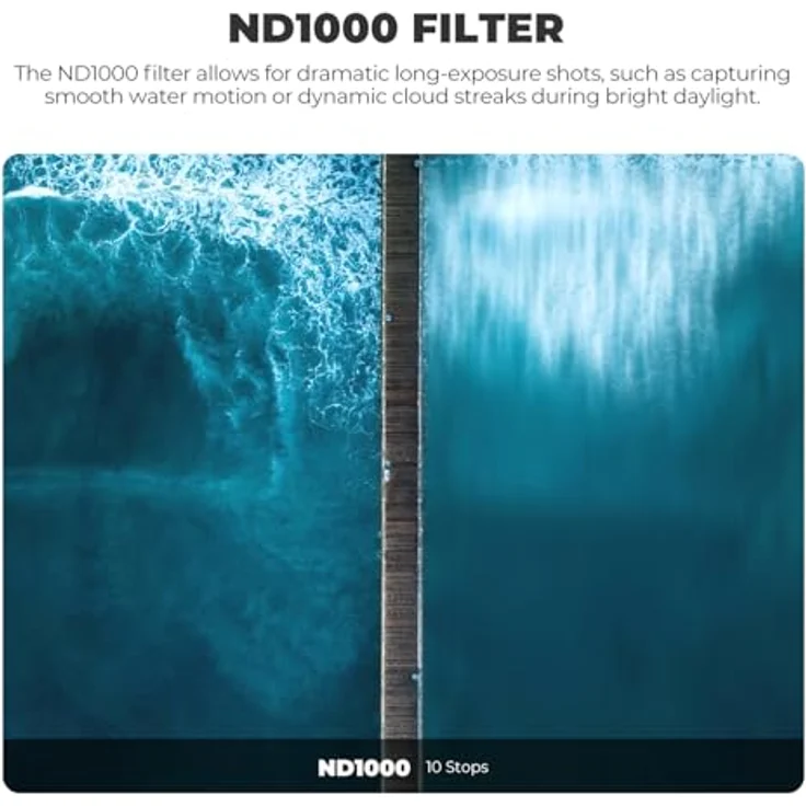 FREEWELL Bright Day Filter Kit für DJI Flip Drone – ND8/PL, ND16/PL, ND32/PL, ND64/PL, ND1000, UV zur Lichtsteuerung und Blendreduktion – Bild 5