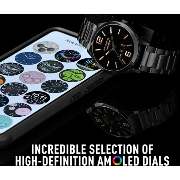 Reflex Active Series 31 Amoled Smart Calling Watch mit Edelstahl-Armband, Blutsauerstoff & Herzfrequenzüberwachung - Kompatibel mit Android IOS – Bild 5