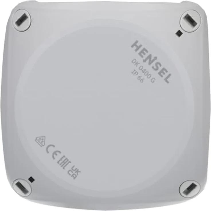 Hensel Kabelabzweigkasten DK 0400 G bis 4qmm Dose, Gehäuse für Montage auf der Wand-Decke 4012591124948 – Bild 6