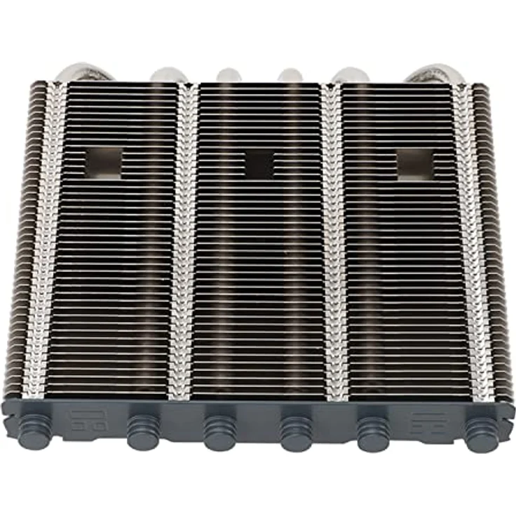 Thermalright AXP120 X67, CPU Kühler mit 12-cm-Radiator und 59 cfm Luftstrom, Schwarz und Grau – Bild 4