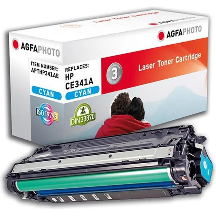 AGFAPHOTO Toner APTHP341AE (C), wiederaufbereitet, umweltfreundlich, kompatibel