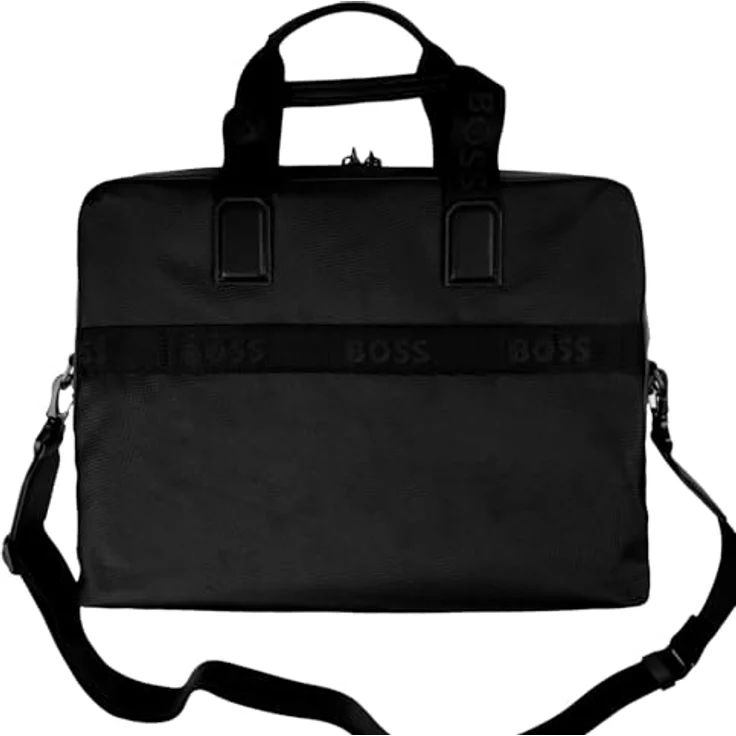 BOSS Aktentasche Ray N Document Case, recyceltes Polyester, moderner Stil – Bild 3