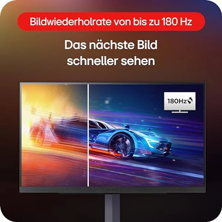 LG Electronics 27GS85QX-B.AEU Ultragear™ QHD Gaming IPS-Monitor 27" (68,4 cm), 2560 x 1440, 16:9, 1ms GtG, 180 Hz, HDR10, 400 cd/m² Helligkeit (typ.), NVIDIA G-Sync Compatible, AMD FreeSync - Schwarz – Bild 4