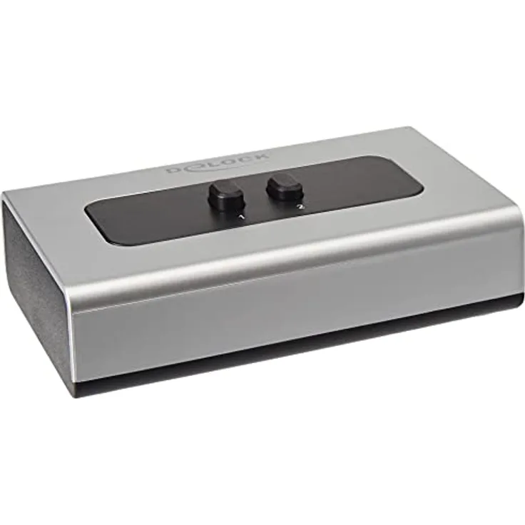 DeLOCK 87758 Umschalter VGA 2 Port, manuell bidirektional, KVM-Switch