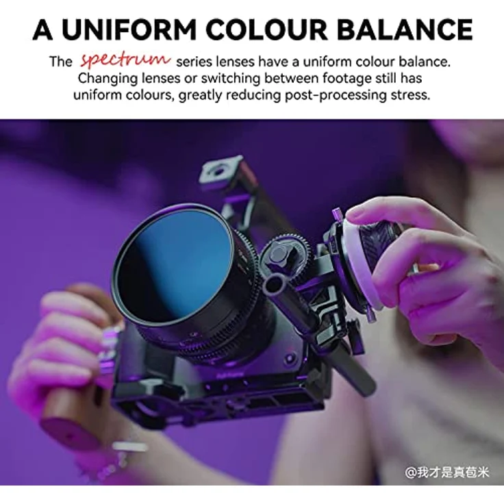 7artisans 35 mm T2.0 Cine Objektiv, Vollrahmen mit großer Blende für Sony E-Mount, 9 Elemente für hochwertiges Bokeh, manueller Fokus bis 27,9 cm – Bild 2