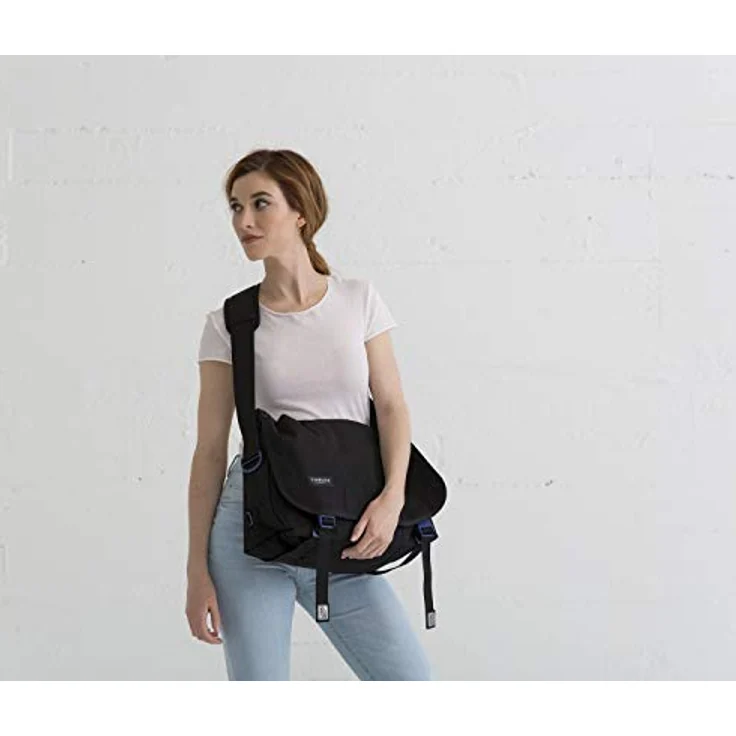 Timbuk2 Heritage Flight Classic Messenger, Laptop-Tasche 30 cm, schwarz/blue wish, 100% Polyester – Bild 4