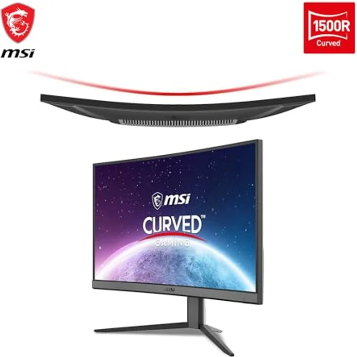 MSI Optix G24C4 E2 LED Display 59,9 cm (23,6 Zoll) 1920 x 1080 Pixel Full HD Schwarz - Hochwertiges, langlebiges und robustes Monitor für ein optimales Seherlebnis – Bild 5