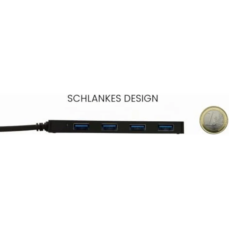 i-tec USB 3.0 4-Port Hub, ohne Netzadapter, für Notebook, Ultrabook, Tablet und PC, 5 Gbps Datentransfer, Überspannungs- und Überstromschutz – Bild 6