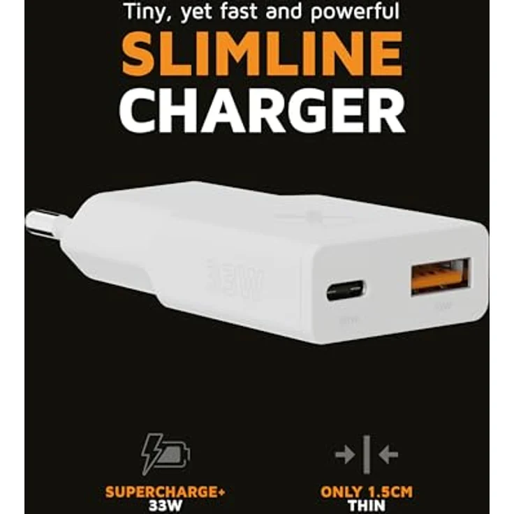 Xtorm Go2 Slimline USB-C Schnellladegerät, 33W, Weiß – Bild 2