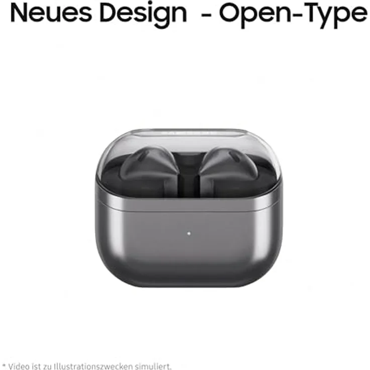 Samsung Galaxy Buds3 Kabellose Bluetooth-Kopfhörer mit Active Noise Cancelling (ANC), Adaptive Geräuschunterdrückung, 360 Audio - Silver – Bild 3