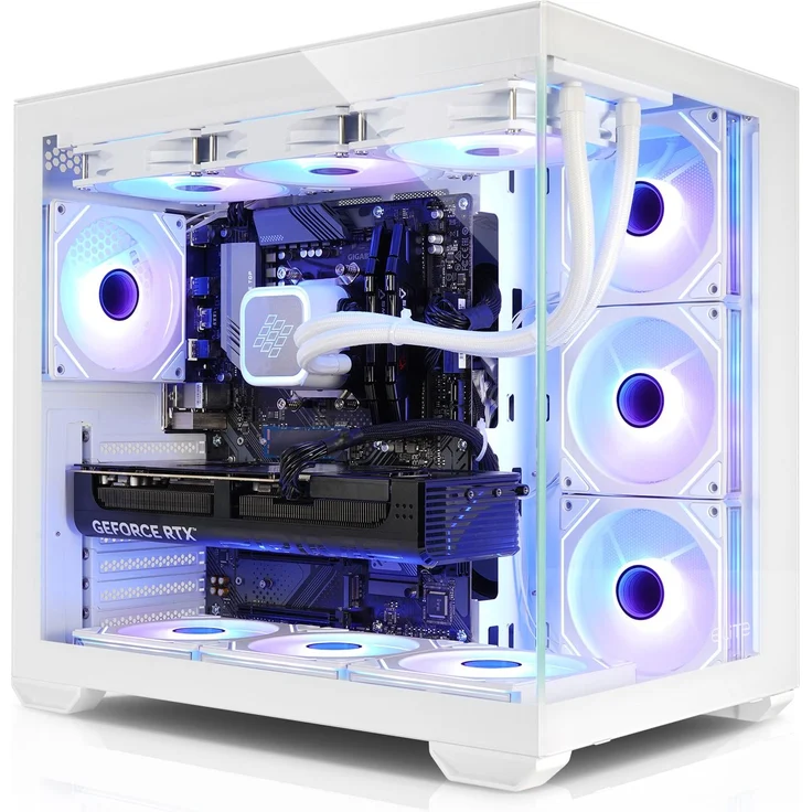 kiebel.de Gaming PC Panorama Polar 14, Intel Core i9-14900KF, 64GB DDR4, NVIDIA RTX 5080 16GB, 1TB SSD, Windows 11, ARGB-Beleuchtung