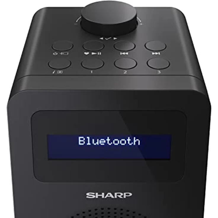 SHARP DR-430 Digitalradio (DAB/DAB+/FM mit RDS, Bluetooth 5.0, Kopfhöreranschluss, 5 Watt), schwarz – Bild 5