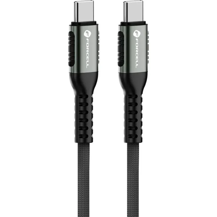 Forcell 240W USB-C Kabel 3m, Nylon PD QC 4.0, langlebig und flexibel
