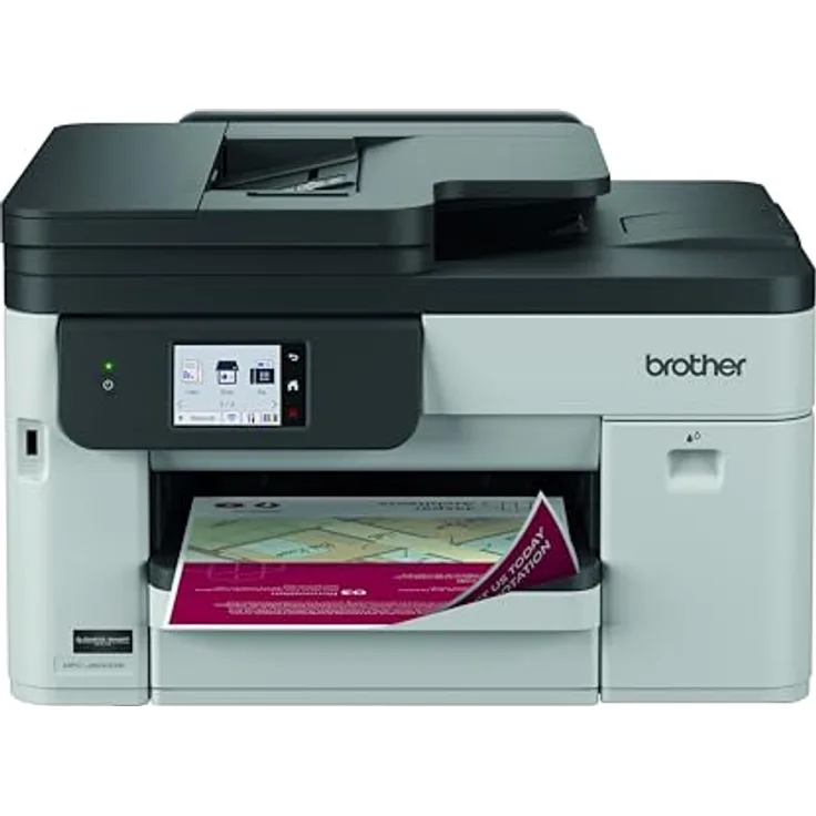 Brother MFC-J5010DW, 4-in-1 Business-Ink Multifunktionsgerät mit automatischem Duplexdruck, 28 Seiten/Min, 250 Blatt Papierzufuhr und 6,8 cm Touchscreen