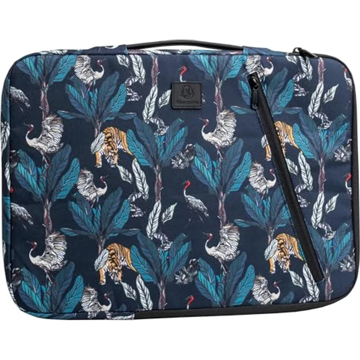 Exacompta Laptophülle (16", Universal), Notebooktasche aus recyceltem Polyester, wasserabweisend, Blau – Bild 3