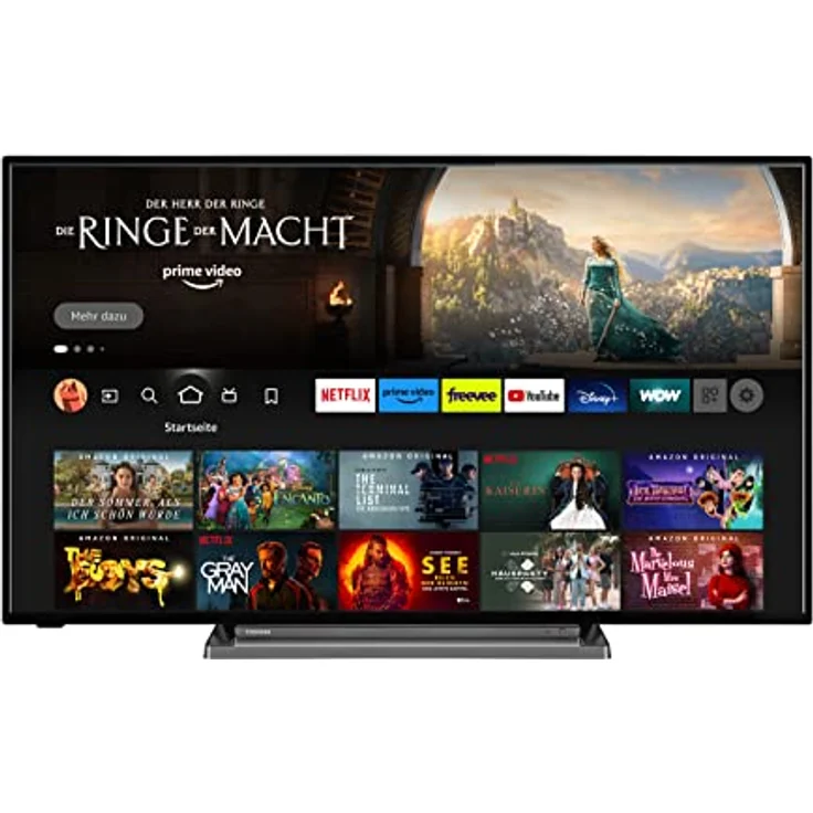 Toshiba 50UF3D63DA 50 Zoll Fernseher/Fire TV (4K Ultra HD, HDR Dolby Vision, Smart TV, Triple-Tuner, Alexa Built-In, Bluetooth, Sound by Onkyo) – Bild 1