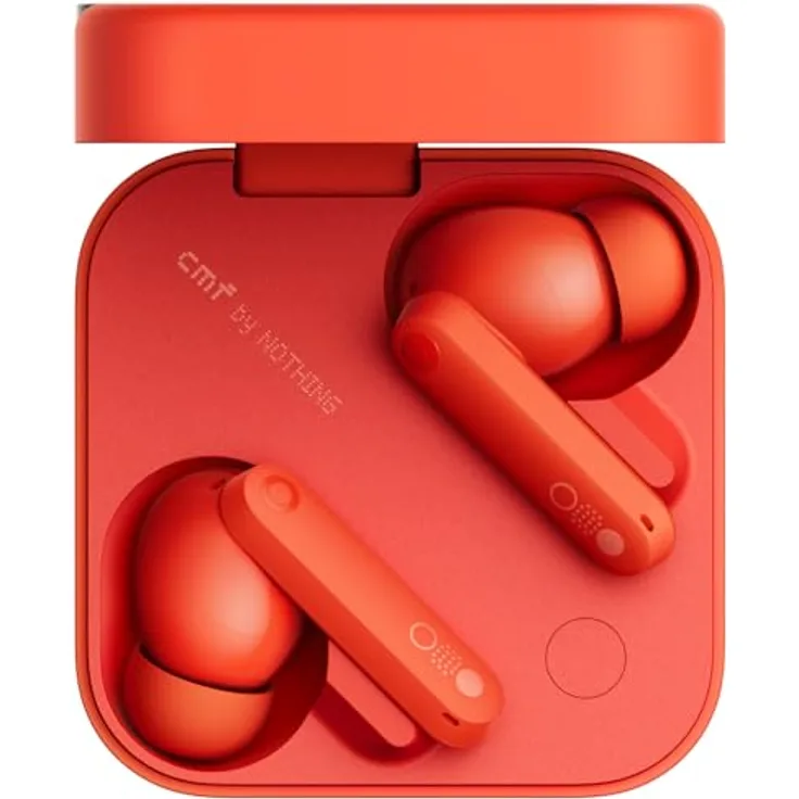 CMF BY NOTHING Buds Pro 2 – Kabellose Ohrhörer mit HiFi-Sound, 50 dB Intelligente aktive Geräuschunterdrückung, 6 HD-Mikrofone und Spatial-Audio-Effekt - Orange