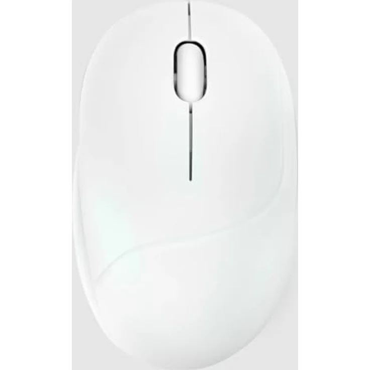 ASUS MD101, Kabellose Maus mit 2400 DPI, ergonomischem Design und Bluetooth-Verbindung, weiss – Bild 1
