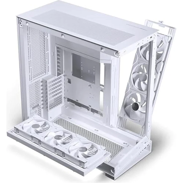 PHANTEKS NV9 MK2 PC-Gehäuse, Big-Tower, EATX, DRGB, Tempered Glass - weiß, mit exzellentem Airflow – Bild 3