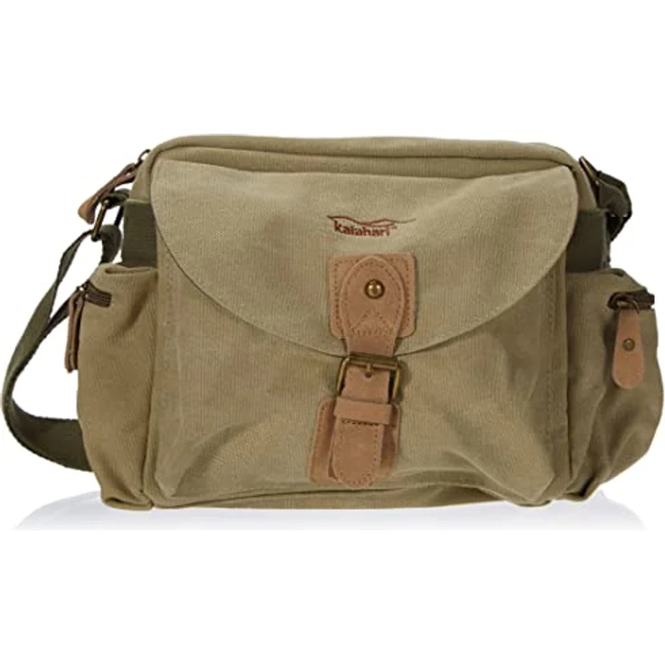 Kalahari Molopo K-41i Canvas Schultertasche für SLR-Kamera Khaki – Bild 2