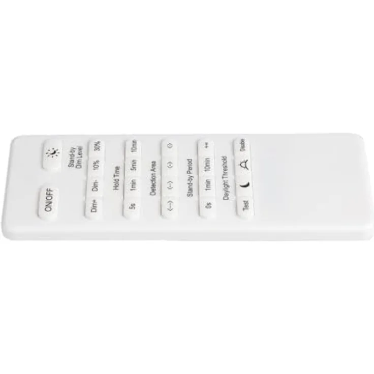 DOTLUX Fernbedienung für SURFACEsensor + SURFACEsensor-exit, Infrarotsteuerung für Bewegungs- und Tageslichtsensoren, 120 lm/W