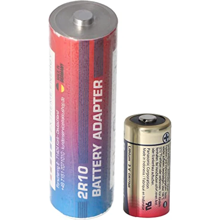 AccuCell Adapter Batterie 2R10 Duplex Stab-Batterie, 3,0 Volt, 1600mAh, für Taschenlampen und Bausätze – Bild 1