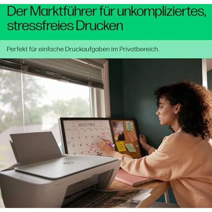 HP DeskJet 2820e Multifunktionsdrucker, 3 Monate gratis drucken mit HP Instant Ink inklusive, Drucker, Scanner, Kopierer, WLAN – Bild 3