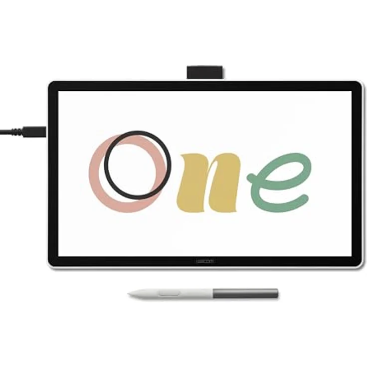 Wacom One Pen Display 14", Grafiktablett mit hochauflösendem Bildschirm – Bild 1