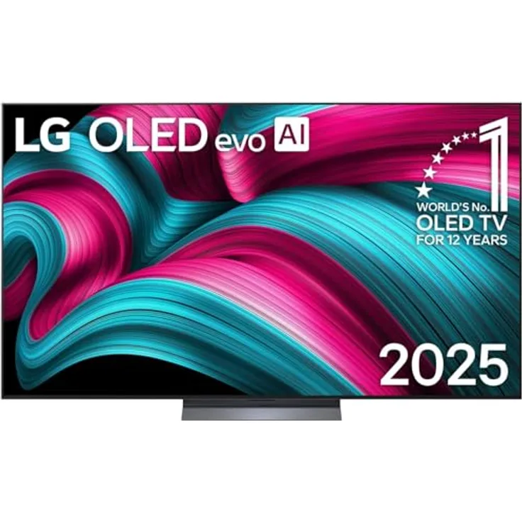 LG OLED77C5ELB, 77 Zoll 4K OLED evo AI TV mit α9 Gen8 Prozessor, webOS 25, 120Hz (VRR bis 144Hz), Dolby Vision und Dolby Atmos