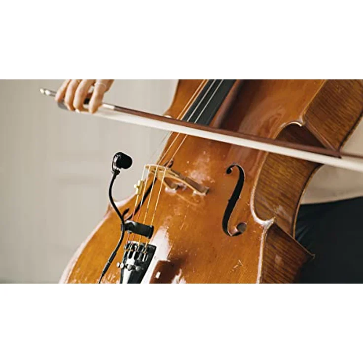 Neumann MCM 114 Cello Set, Kondensatormikrofon mit symmetrischem Instrumentenkabel und In-Ear-Kopfhörersignal, schwarz – Bild 9