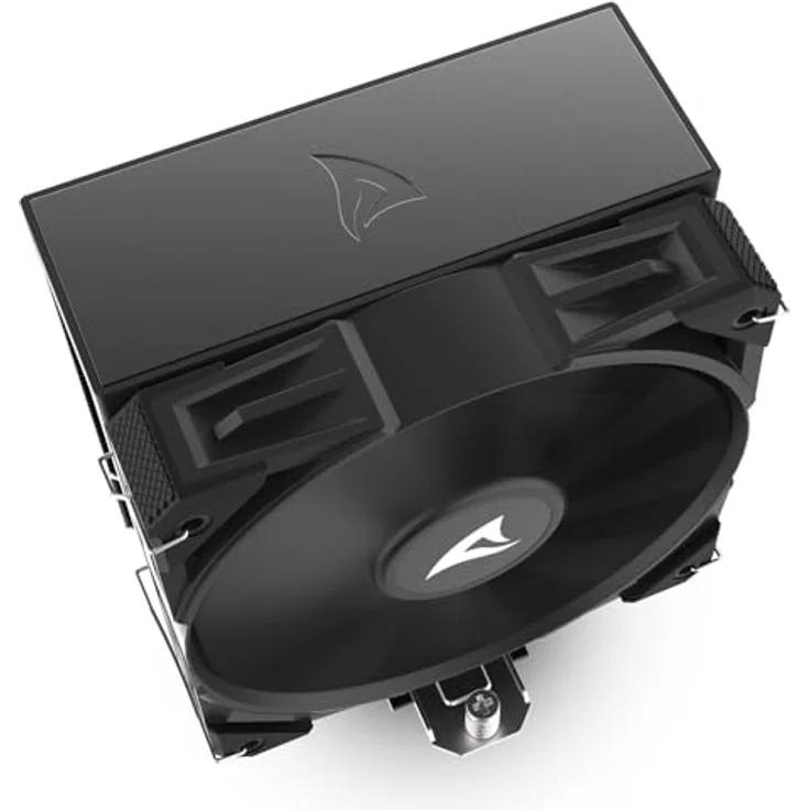 Sharkoon A40 Black Air Cooler, CPU Kühler mit 120 mm Lüfter, 230 W TDP, Schwarz – Bild 10