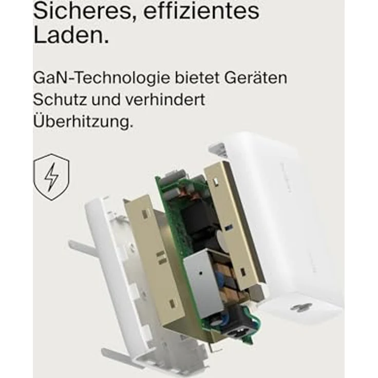 Belkin BoostCharge Pro 4-Port-USB-C-GaN-Ladegerät, 200-W-Schnellladegerät mit USB-C PD 3.1 und 1,5-m-Netzkabel für MacBook Pro, iPhone 15-Serie, iPad-Pro, Galaxy S24, Google Pixel und andere Geräte – Bild 5