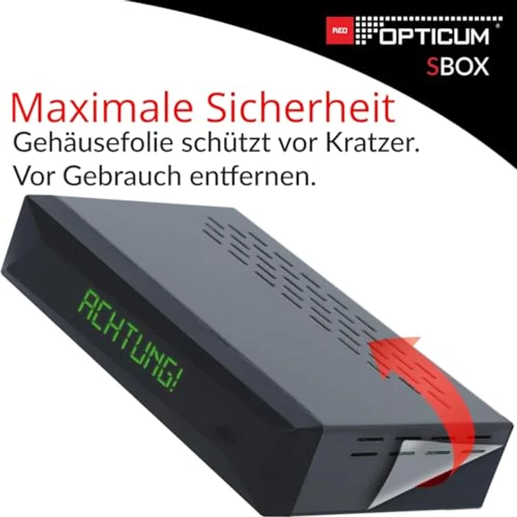 Anadol Opticum SBOX, Sat-Receiver HD, Media-Player 1080P Full-HD Digitalreceiver für Satellitenfernseher DVB-S/S2, Astra & Hotbird vorinstalliert + Anadol HDMI Kabel – Bild 10