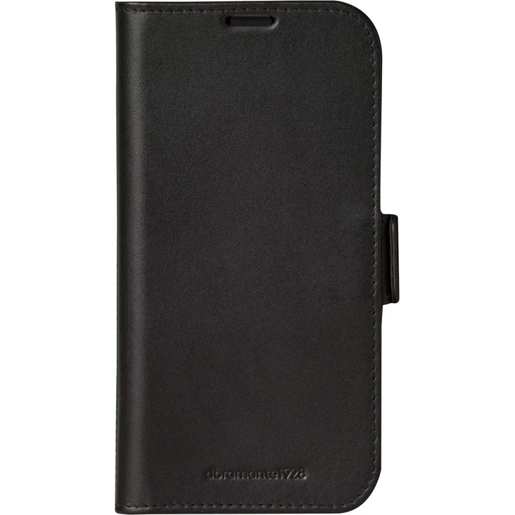 dbramante1928 Copenhagen Folio für Apple iPhone 16, Handytasche aus Leder, Schwarz