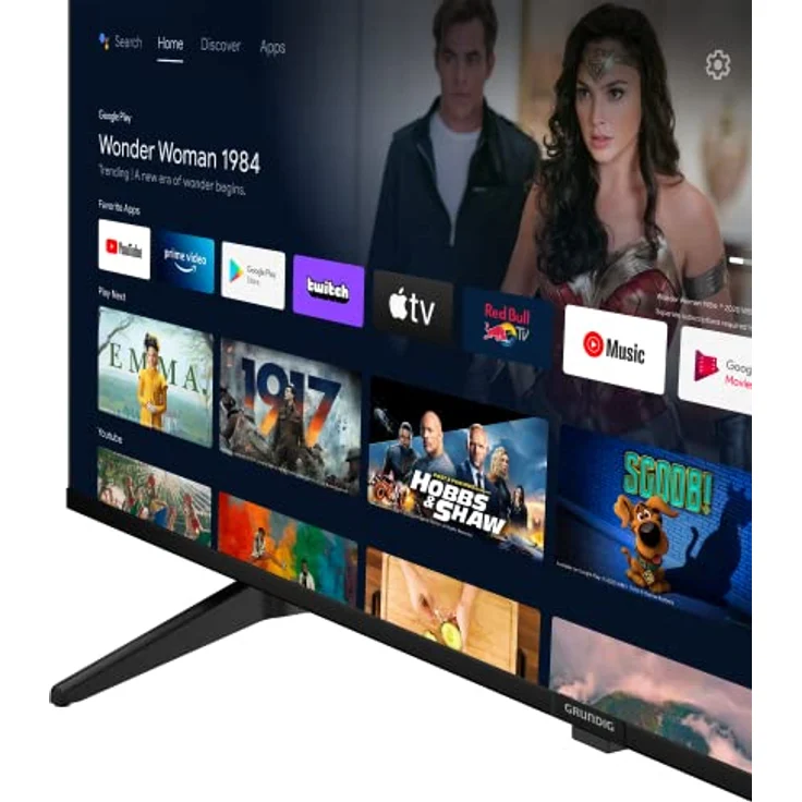 GRUNDIG 50 VOE 73 Fernseher 50 Zoll (126 cm) LED TV, Android 9 TV, 4K UHD, Dolby Digital, HDR10, Micro Dimming Engine, Chromecast Built-in, Bluetooth, Smart TV, Schwarz – Bild 5