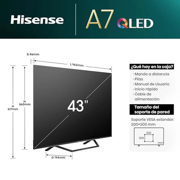 Hisense 43A7NQ – Bild 2